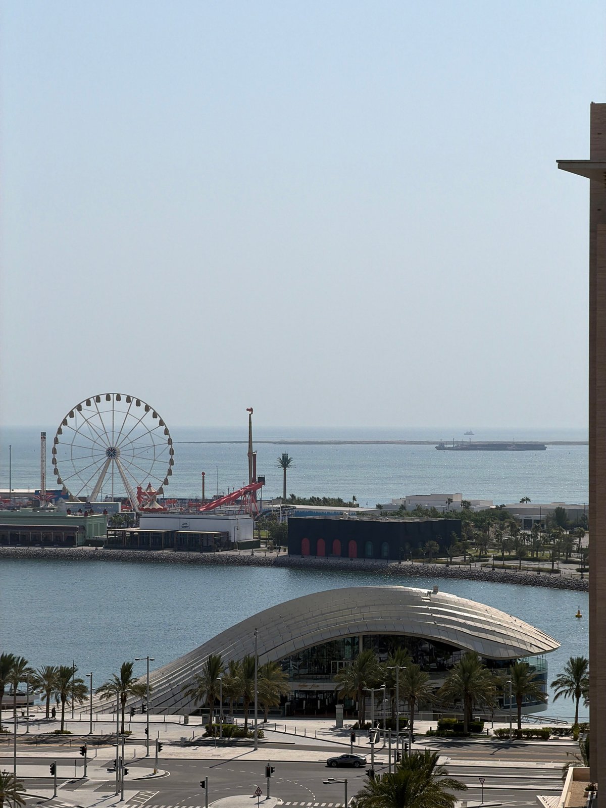 Lusail waterfront and open sky, Qatar