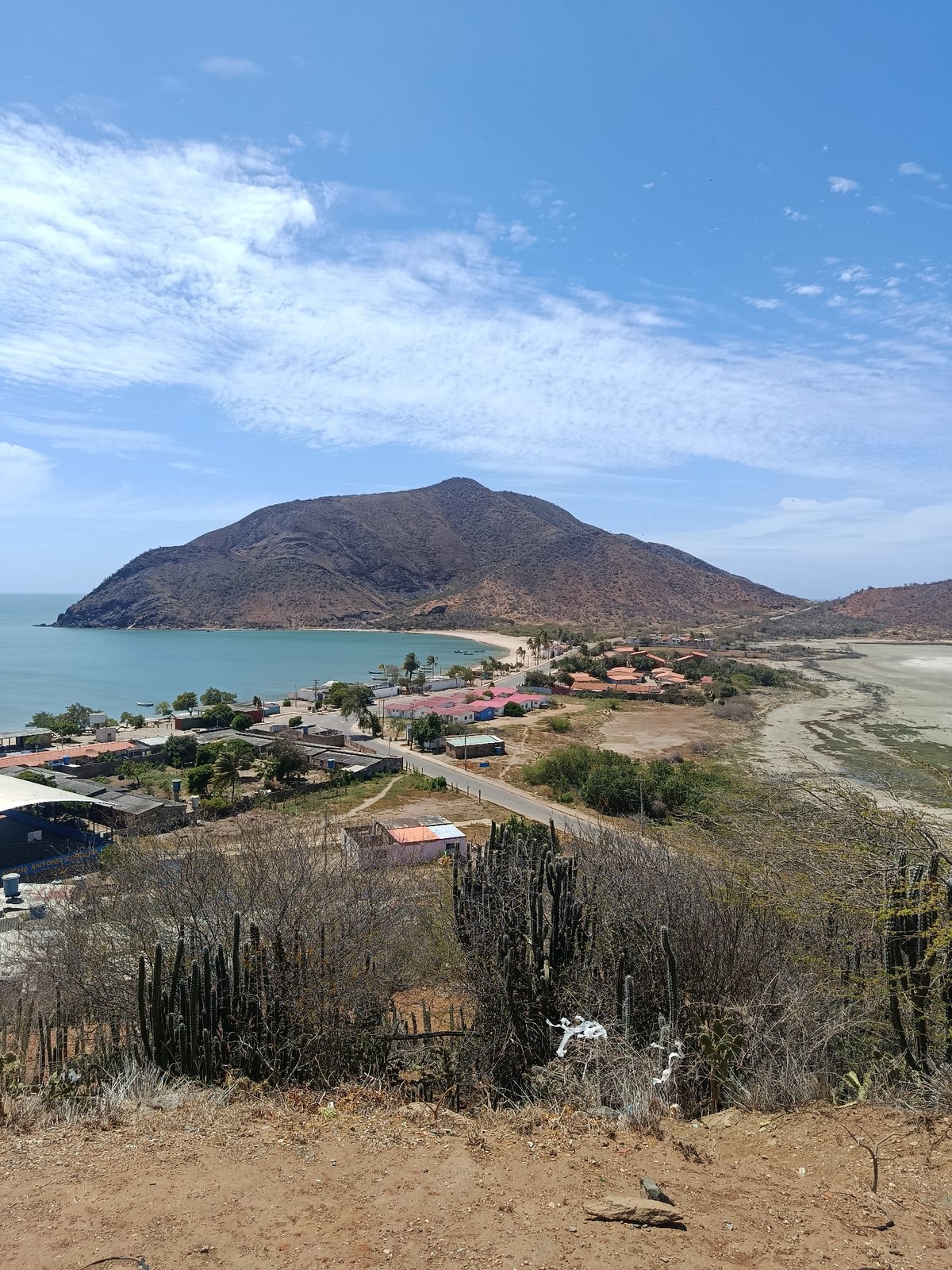 Witness documents panoramic views of Juan Griego coastal landscape