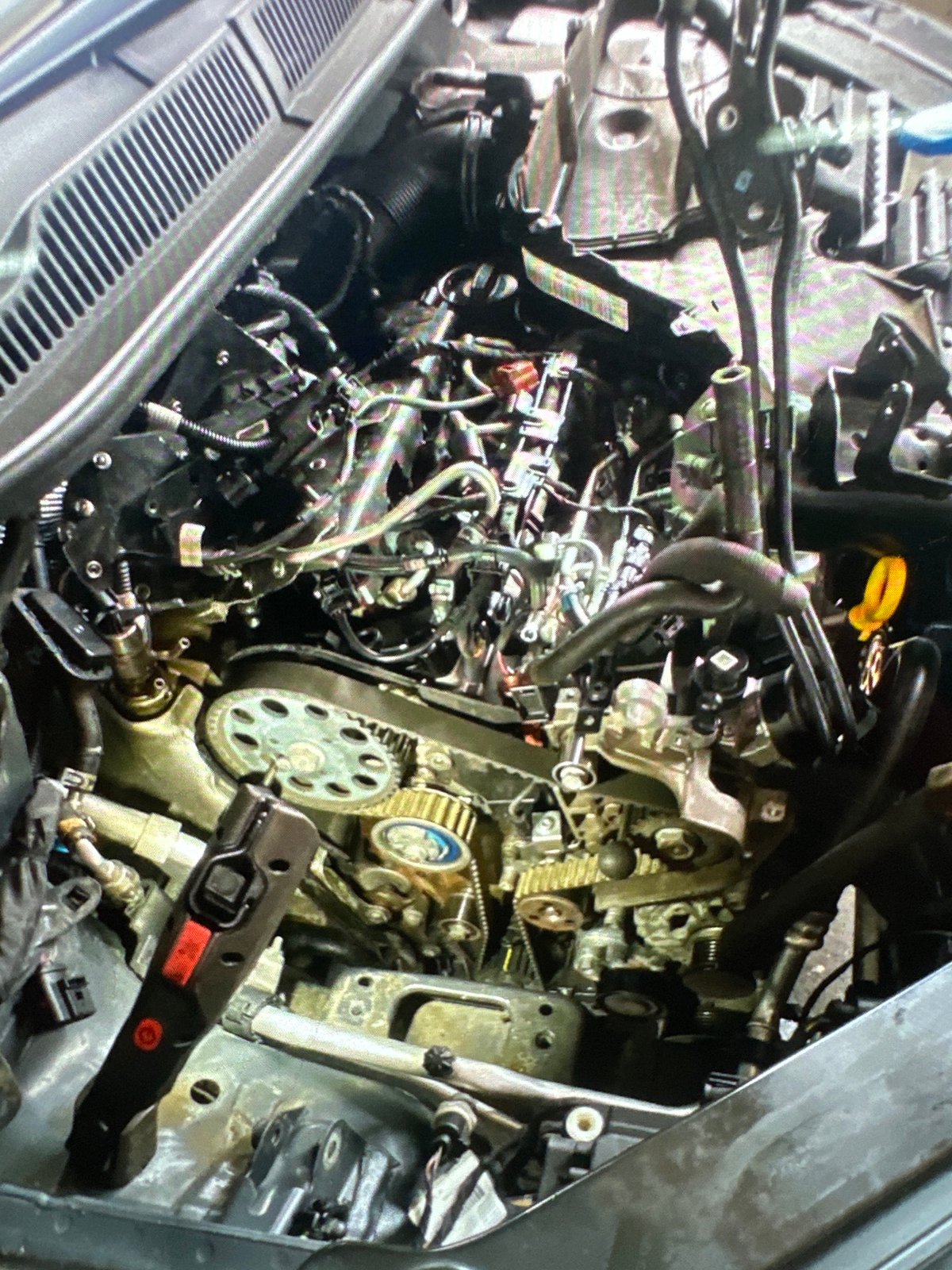 Car engine repair work documented in Chirpan, Bulgaria