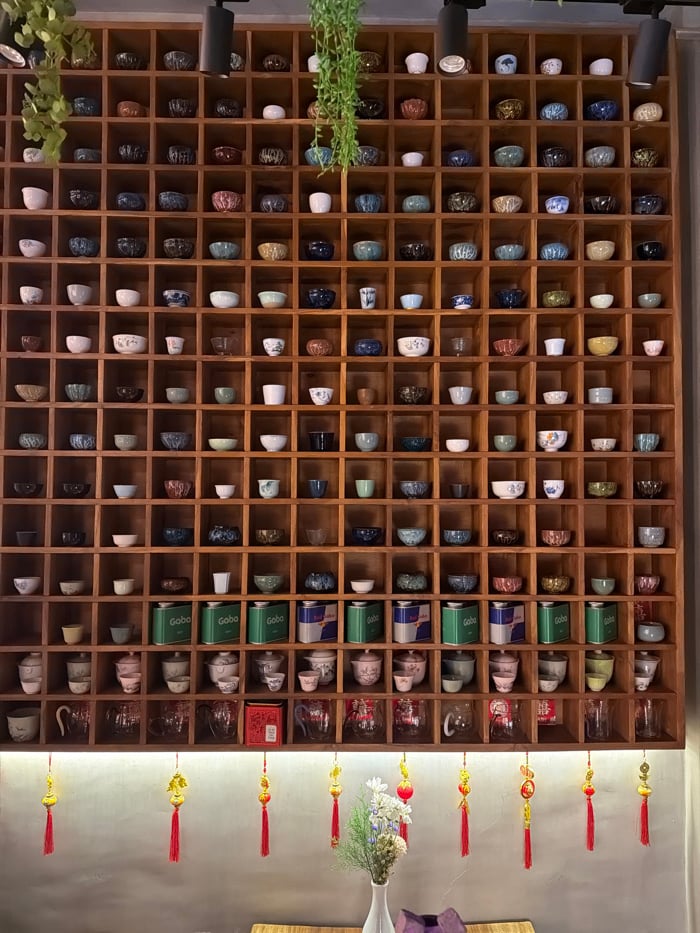 Chinese lanterns spotted across Canggu-Dalung establishments, Indonesia