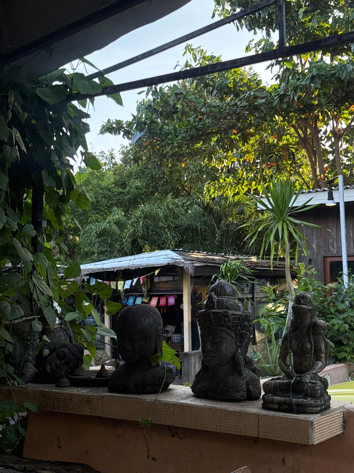 Tourist explores traditional craft shops and dining in Kuta Selatan