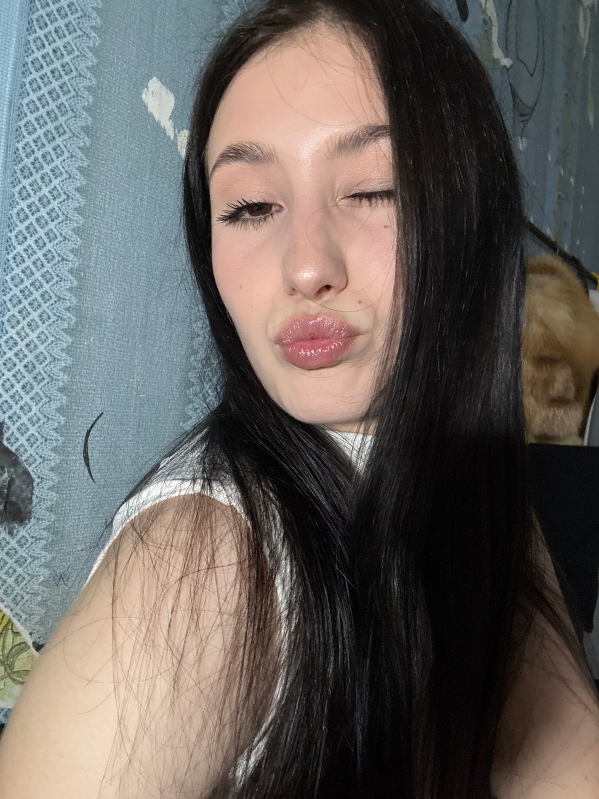 Post-shower selfies and quiet outdoor scenes in rural Russia