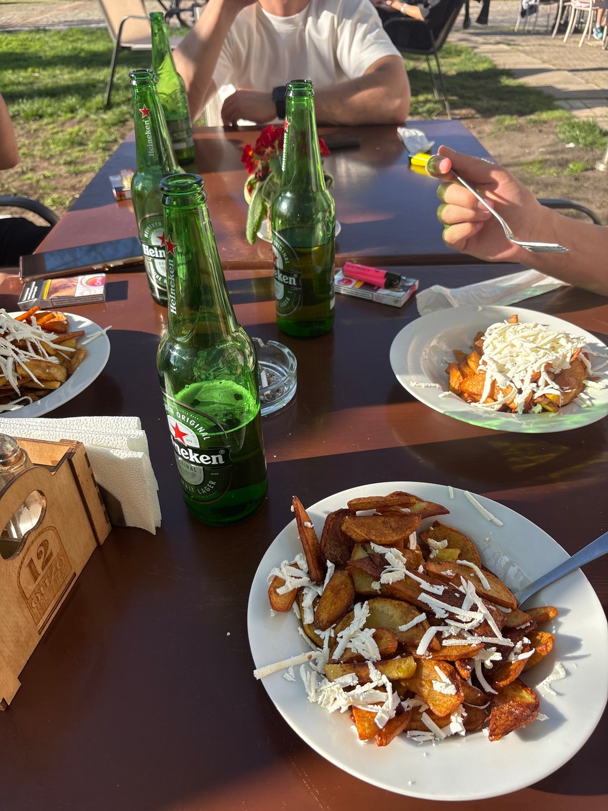 Afternoon scenes captured from Sofia commercial plaza, April 2026