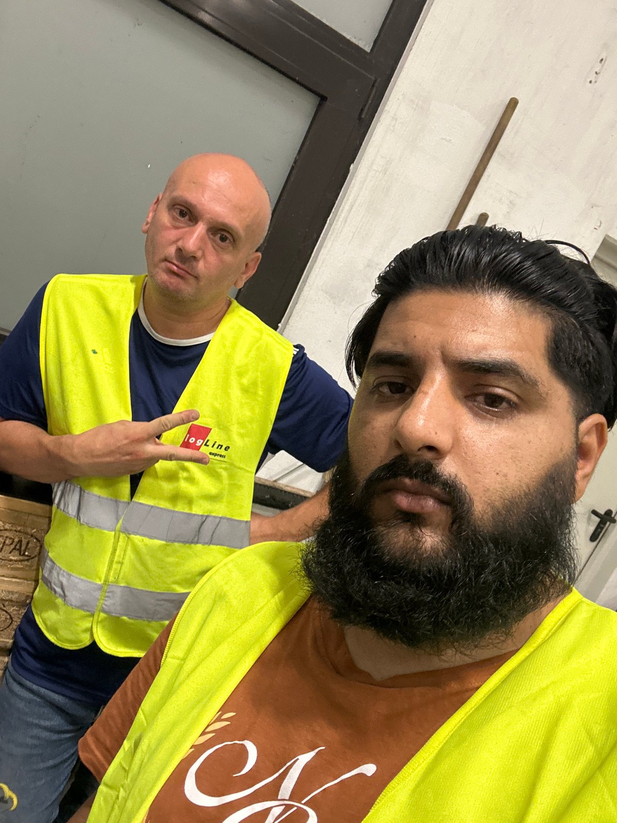 Selfie inside an industrial space in Schweitenkirchen, Germany