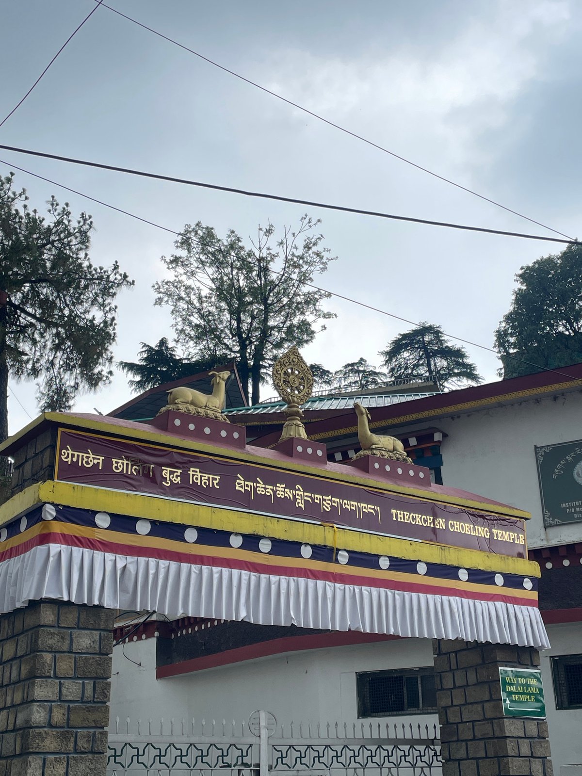 Morning scenes captured around Buddhist temples and markets in Dharamshala