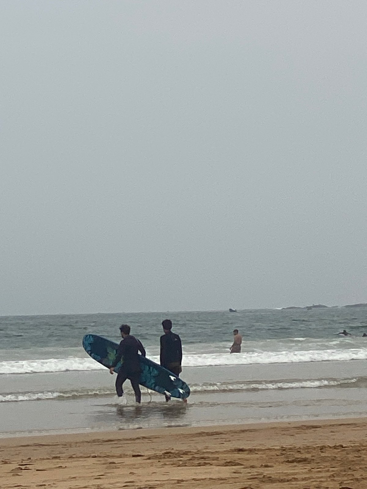 Ordinary beach day captured in Taghazout, Morocco