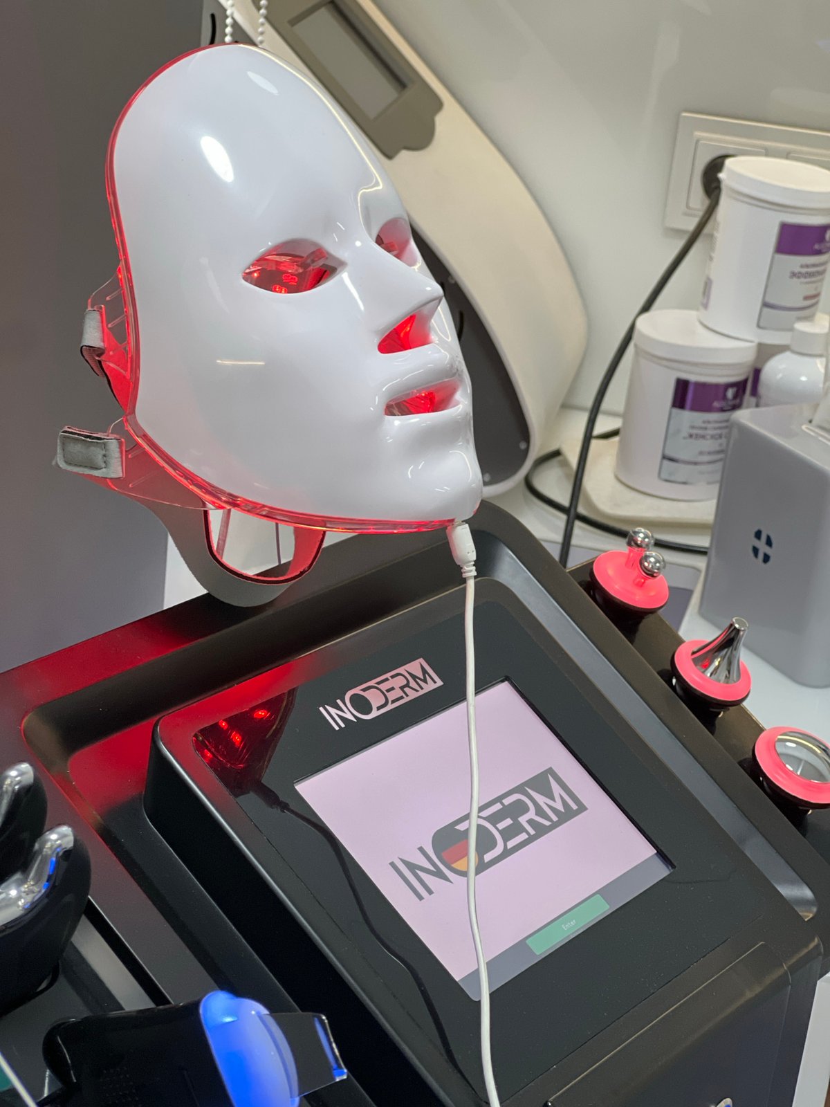 Beauty treatment session documented across Yerevan spa facility