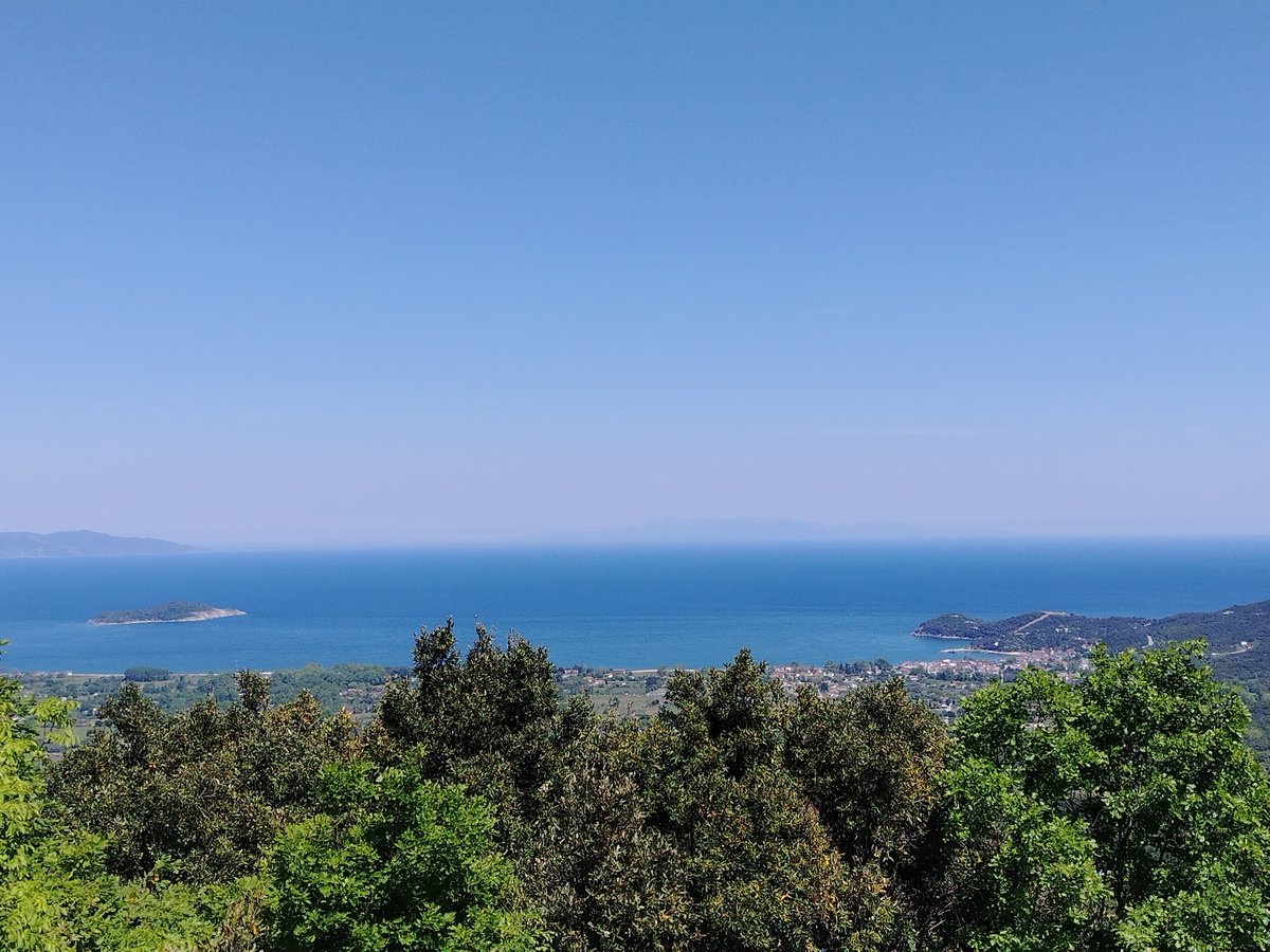 Coastal Greece pavilion and seascape documented by witness