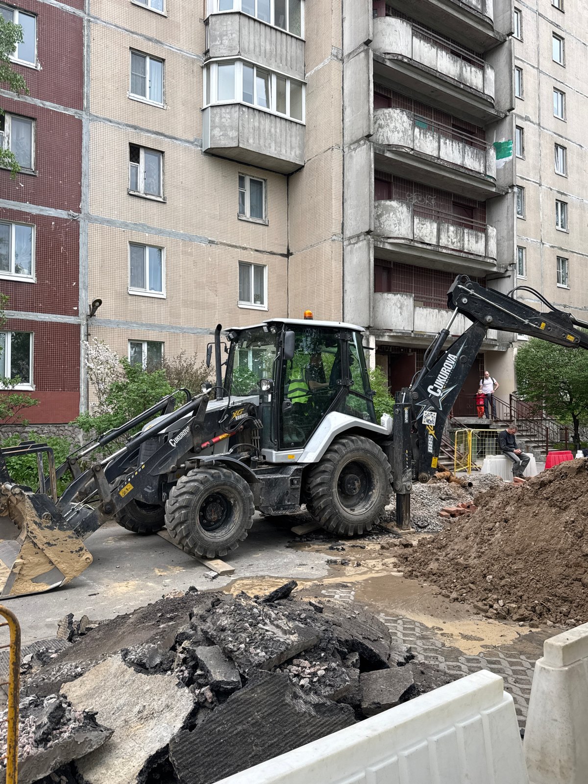 Ordinary street life documented across Saint Petersburg neighborhoods
