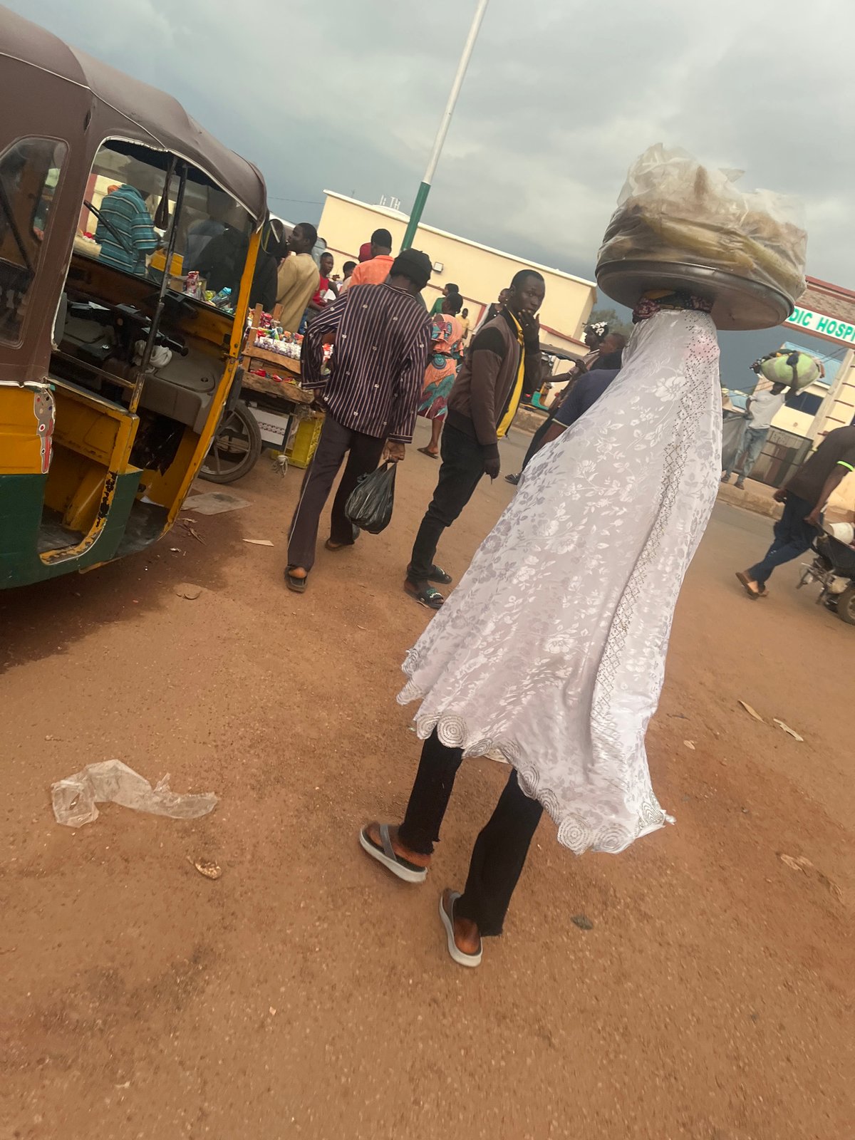 Afternoon market life along the streets of Jos, Nigeria