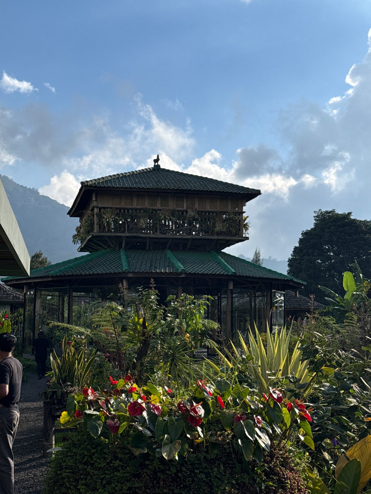 Traditional structure observed in tropical Indonesian setting