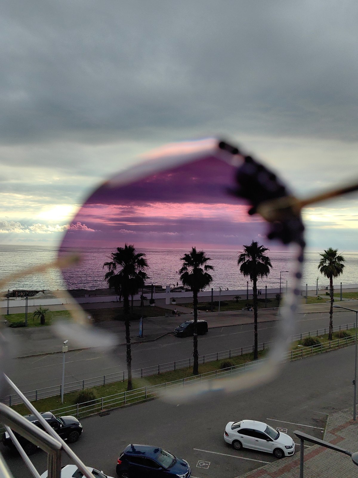 Cloudy afternoon around Sochi's coast, station, and Olympic Park