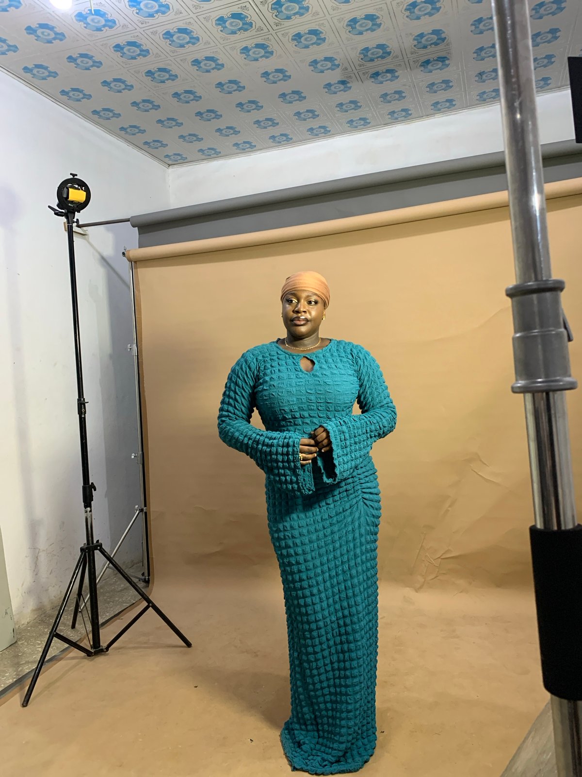 Studio portrait session in Gura Top, Nigeria — multiple looks