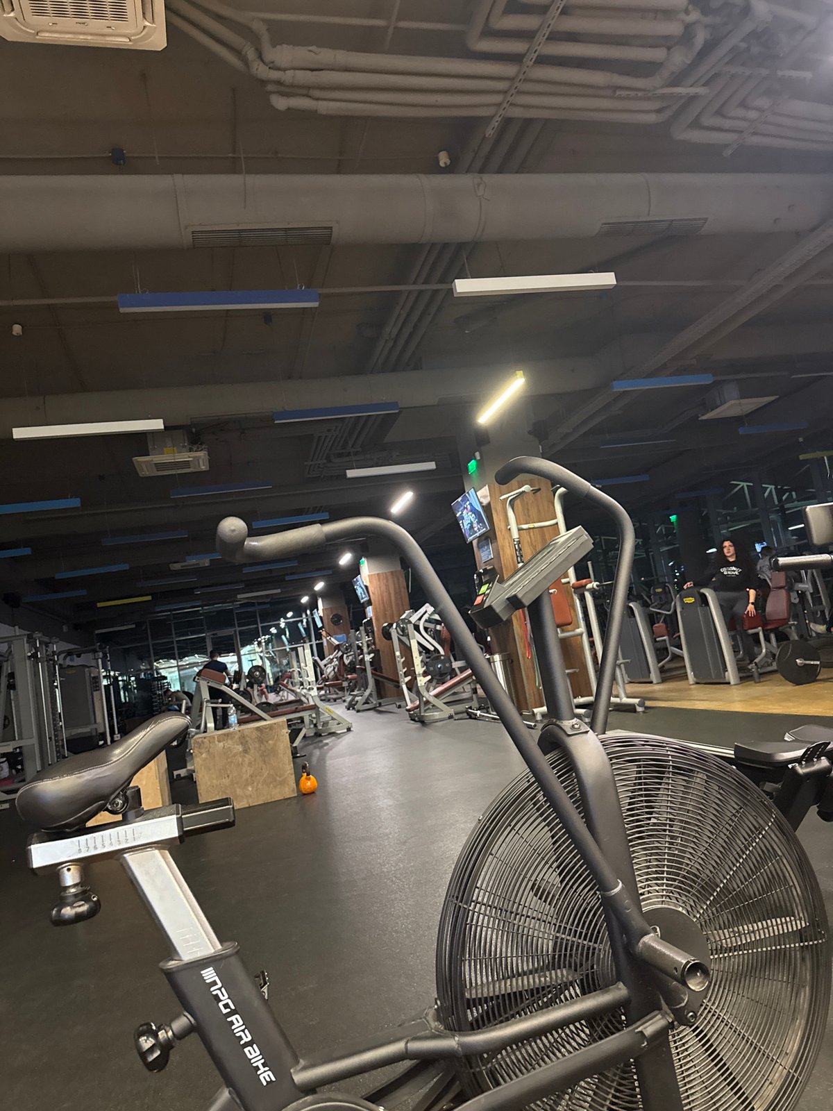 Indoor activities captured at gym and tech store in Sofia