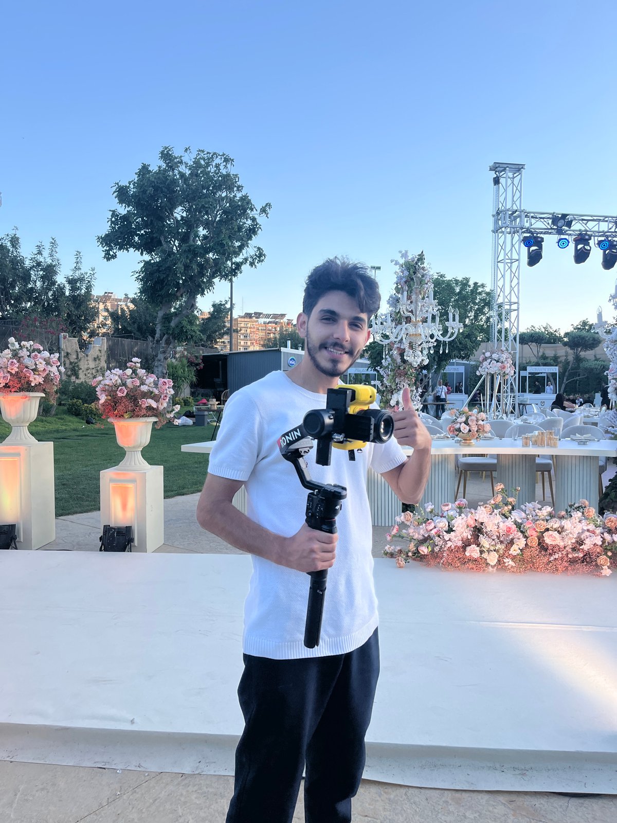 Wedding reception documented by videographer in Barza Municipality, Syria