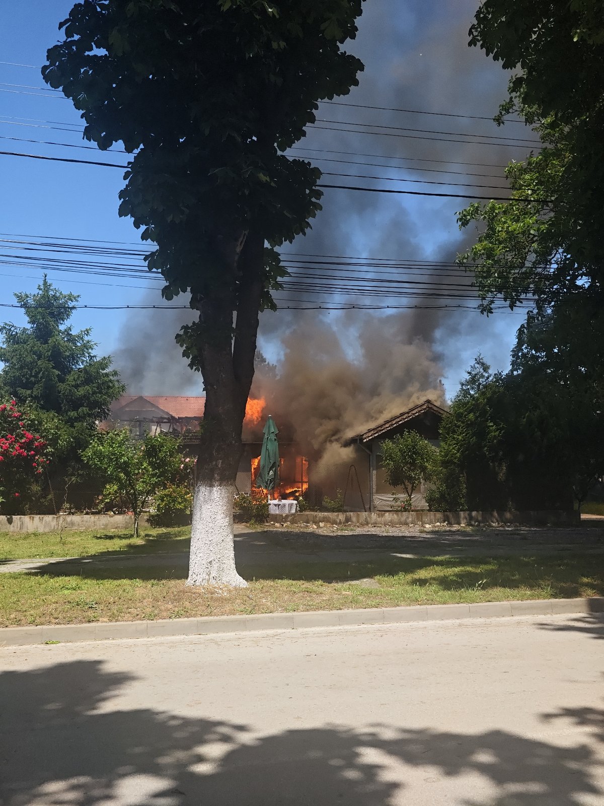 House fire reported in Kozloduy Bulgaria residential area