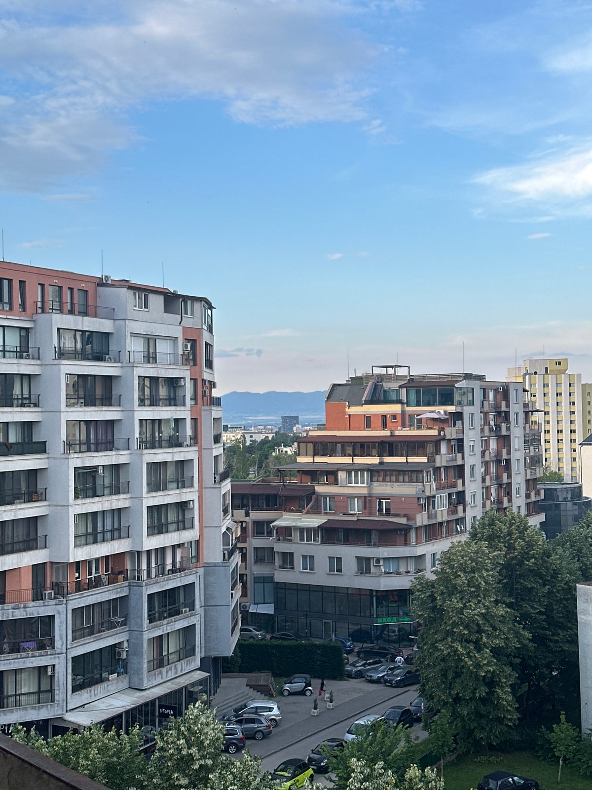Ordinary life moments documented across Sofia neighborhoods during evening hours