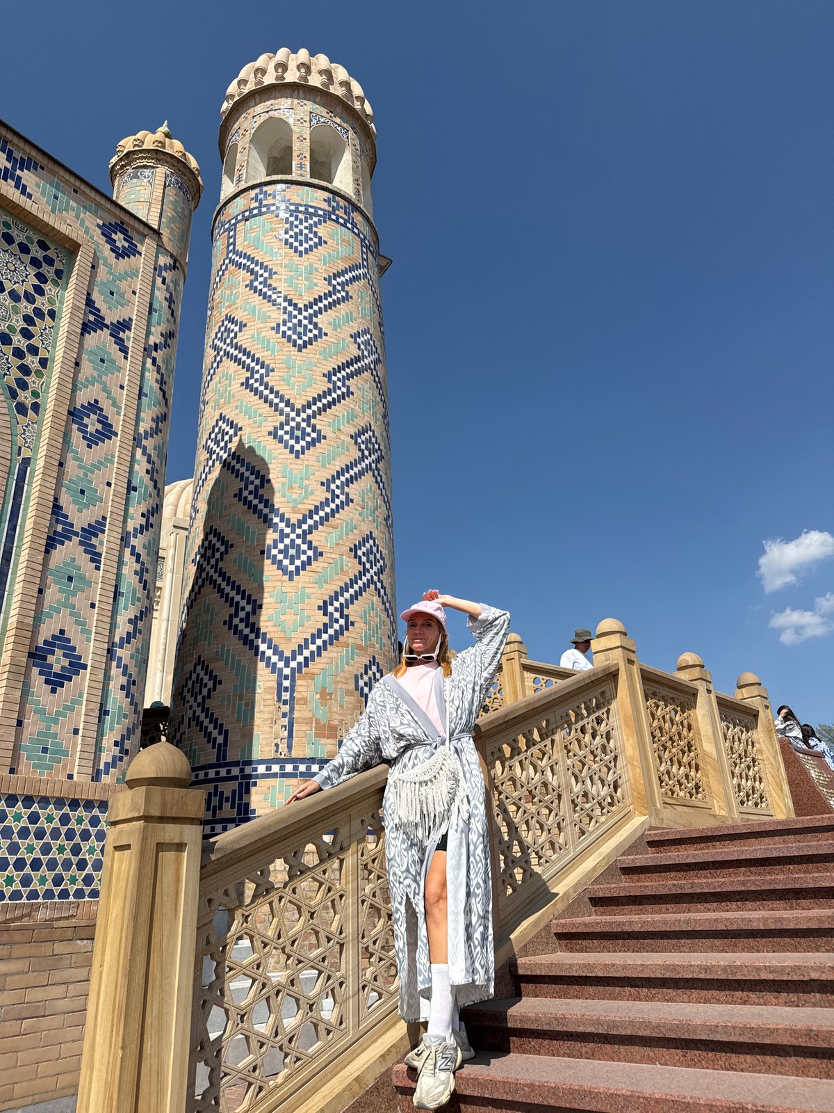 Morning scenes captured at Samarkand mosque and traditional market