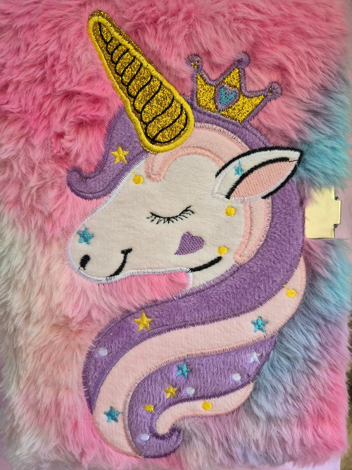 Plush notebook with colorful fibers observed in Tobolsk