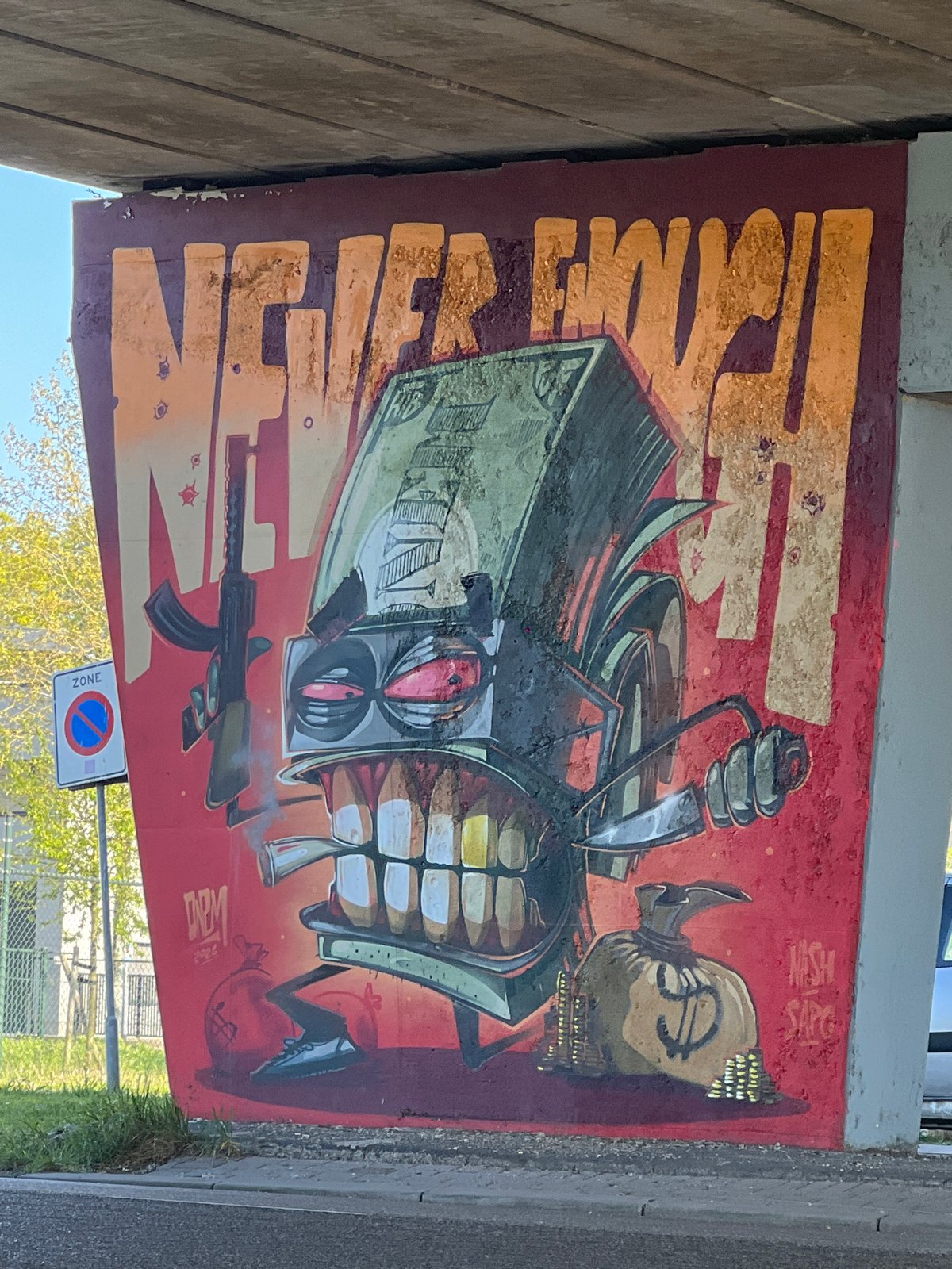 Street art and canal scenes documented in Weert, Netherlands