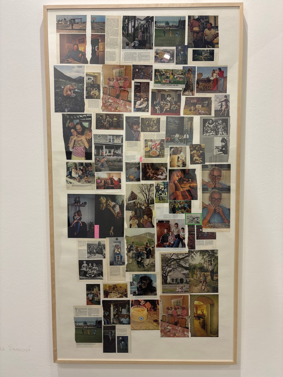 Gallery visitors document diverse artworks in Milan exhibition