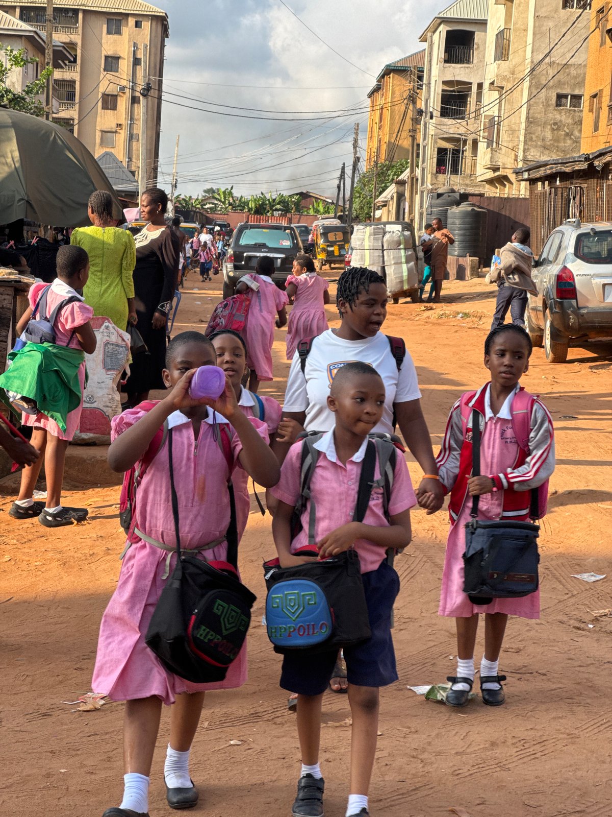Afternoon street life and portraits in Onitsha, Nigeria