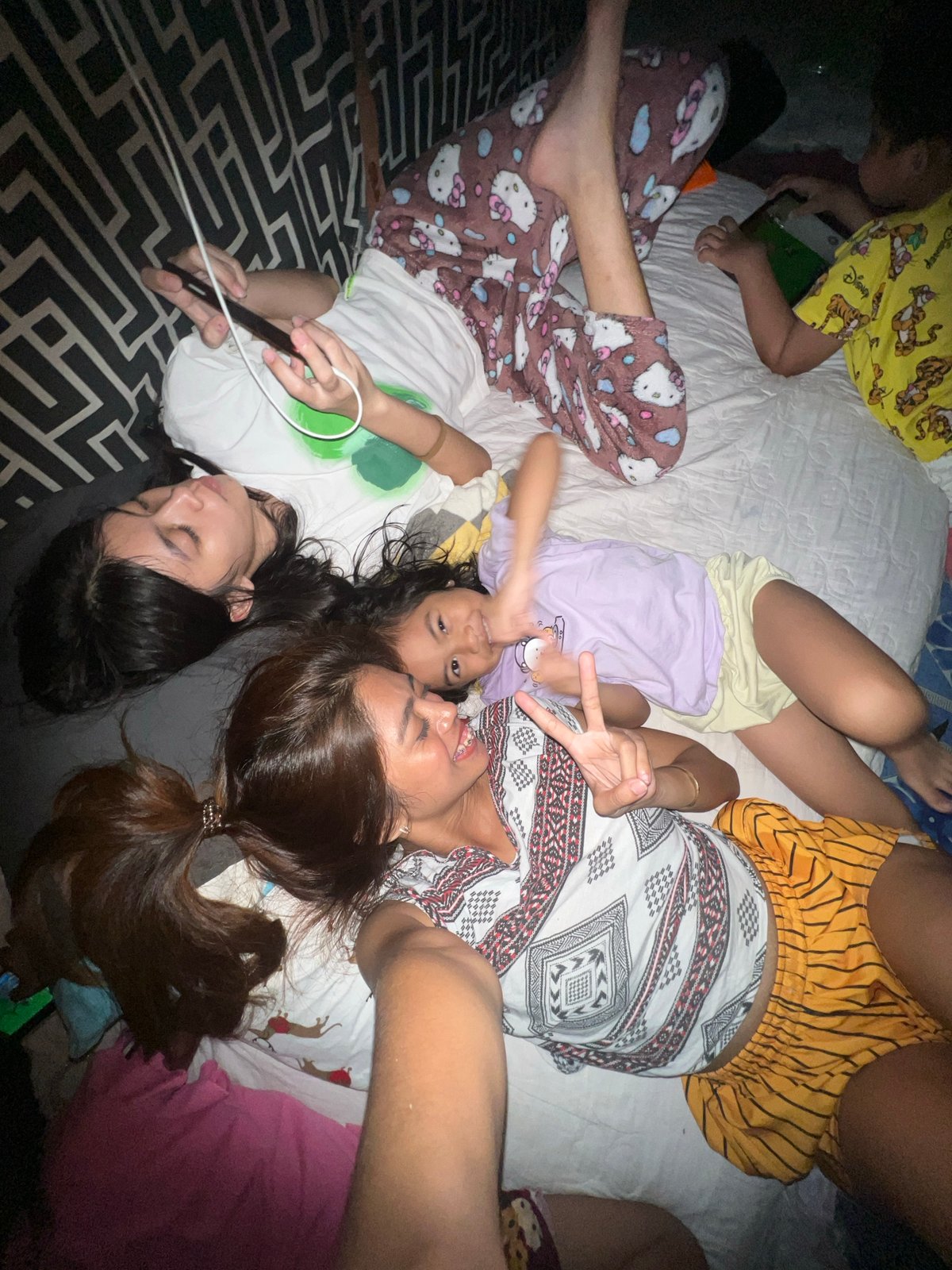 Family gathering captured in quiet domestic moments, Panabo Philippines