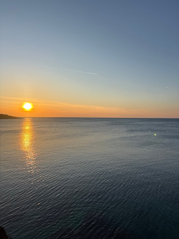 Sunset memories captured along Montenegro's Adriatic coast near Bar