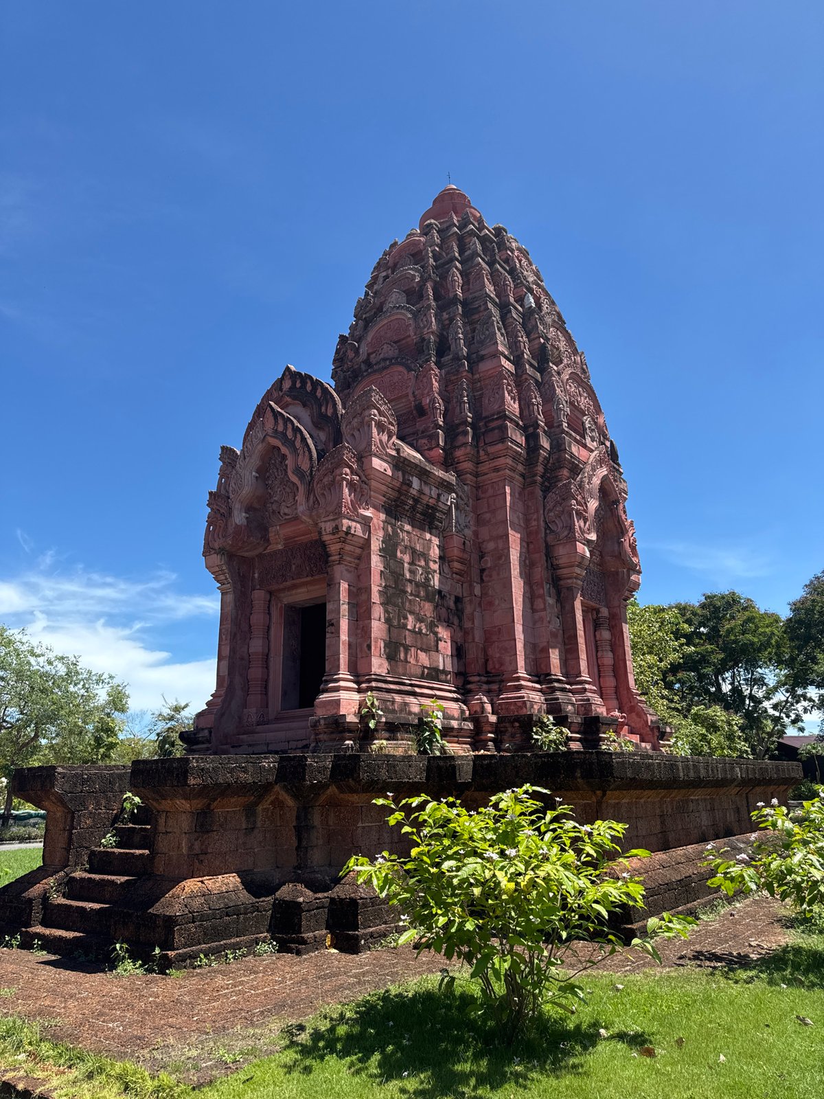 Ancient temples photographed in Thailand's Phraek Sa district