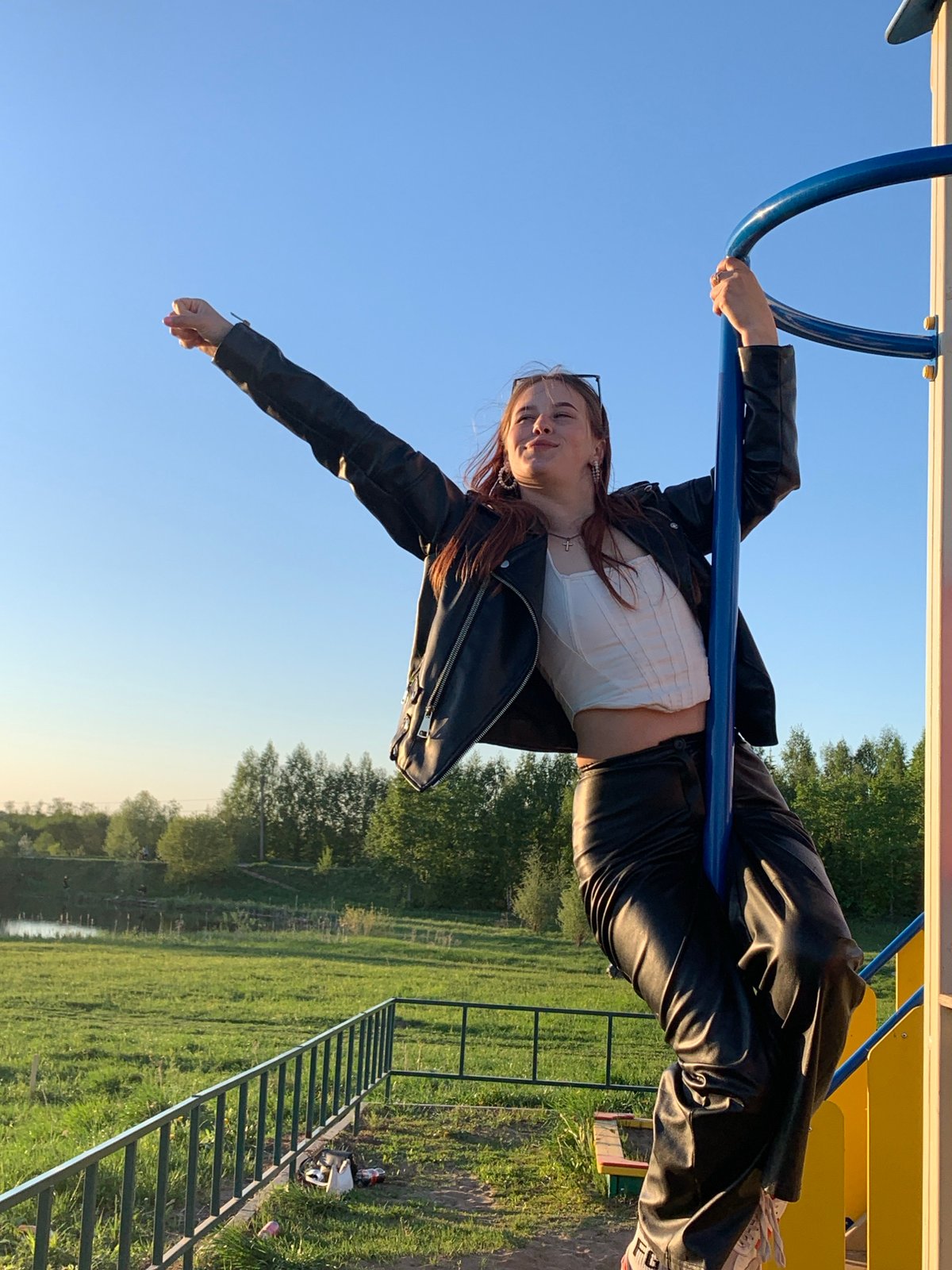 Playground activity captured in Фоки, Russia park setting