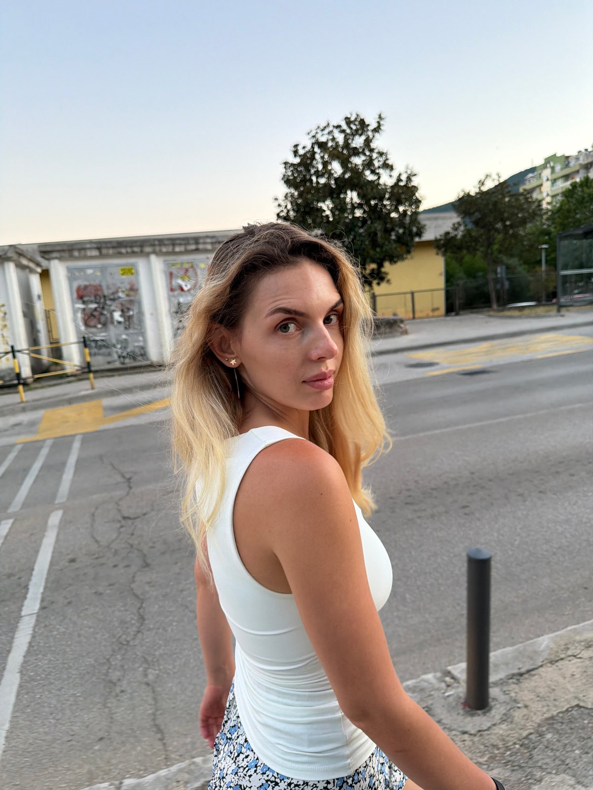 Evening errands and street wandering in Budva, Montenegro
