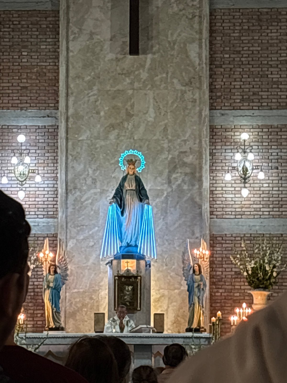 Early morning religious service observed at San Isidro church