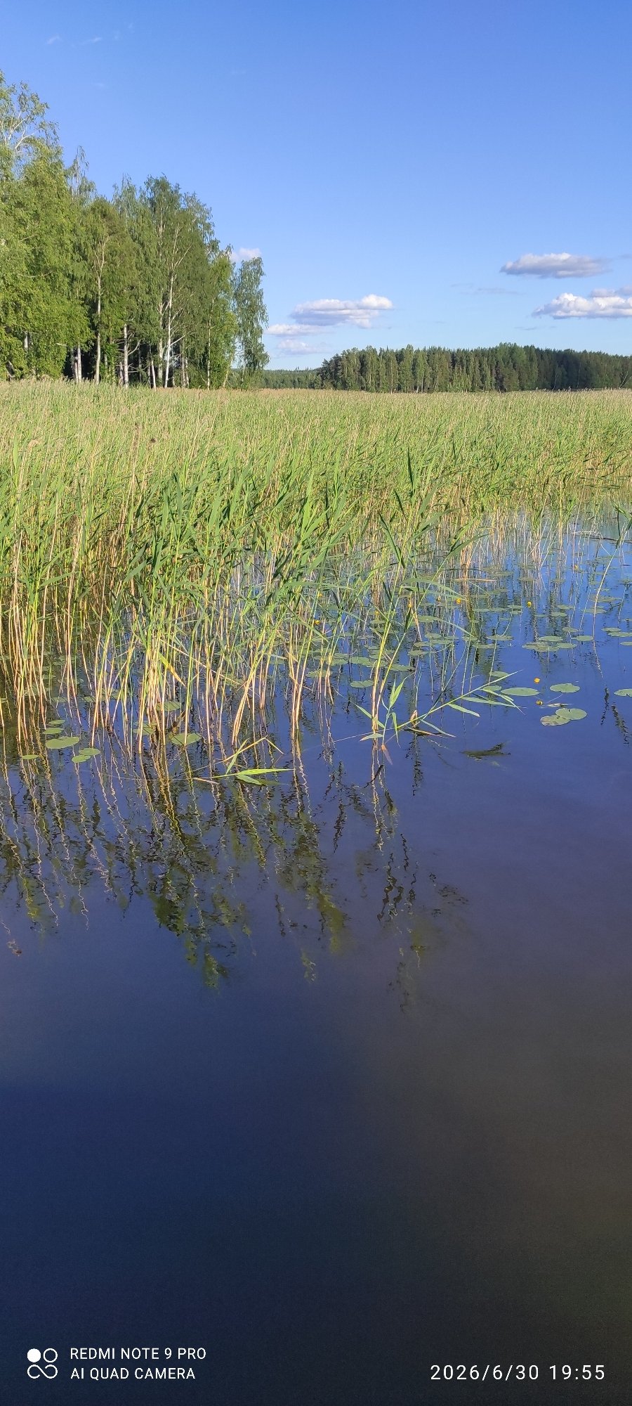 Sunny afternoon around Joutsa's lakes and town center