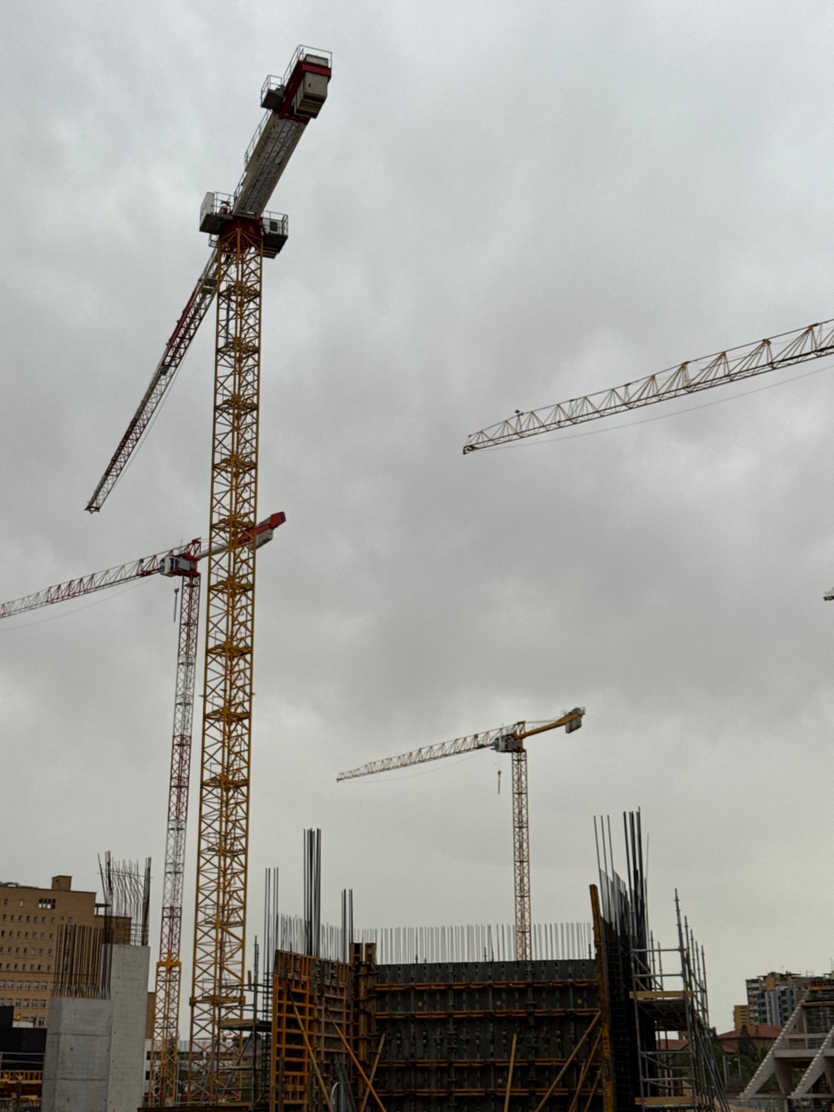 Large-scale construction activity observed in Zaragoza, Spain