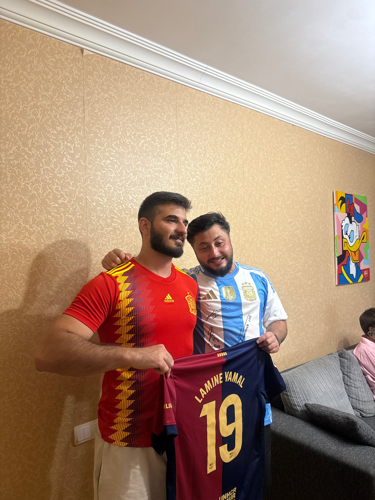 World Cup watch party in Yerevan, jerseys and all
