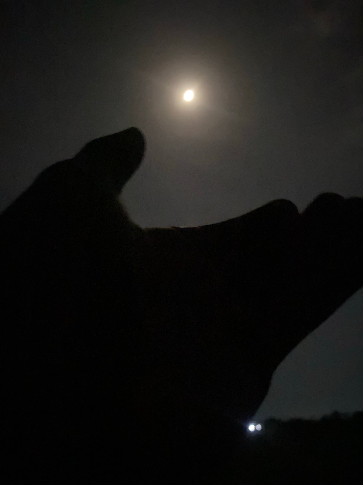 Late-night sky shots and personal motto graphics, rural Nigeria
