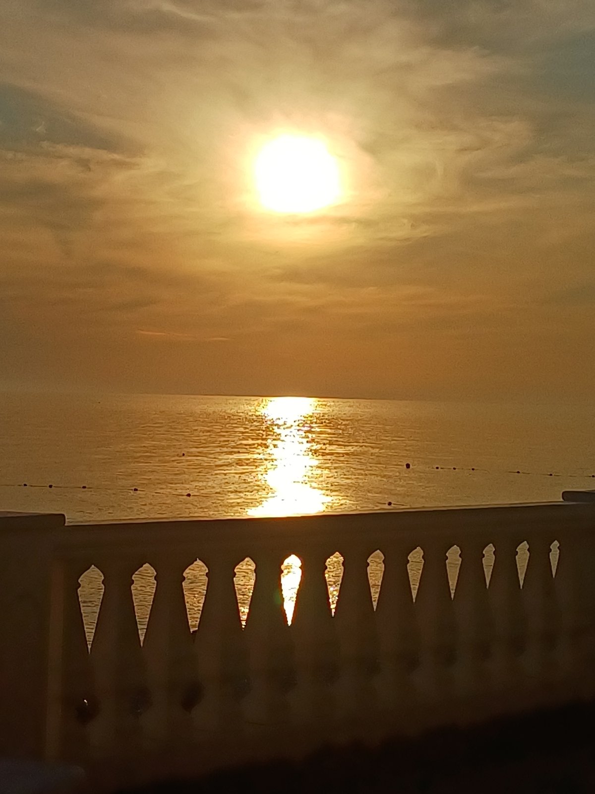 Sunset dinner documented along Sochi's Black Sea coast