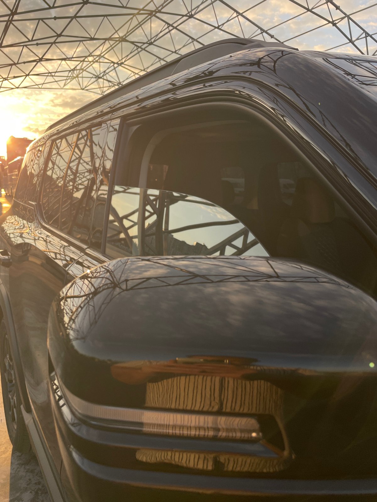 Evening parking documentation at Kazan transit facility