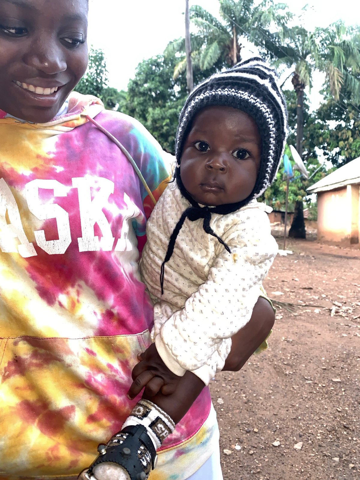 Community gathers for dancing, soccer in Akwanga Nigeria