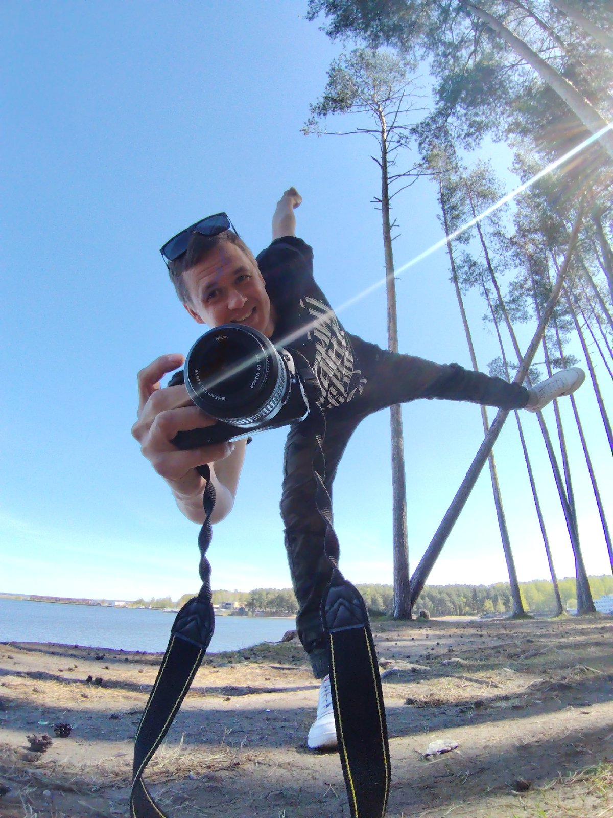 Morning outdoor activities captured across Chaikovsky, Russia