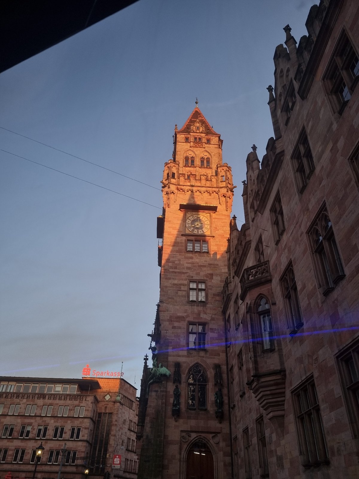 Saarbrücken's historic landmarks captured in late afternoon light