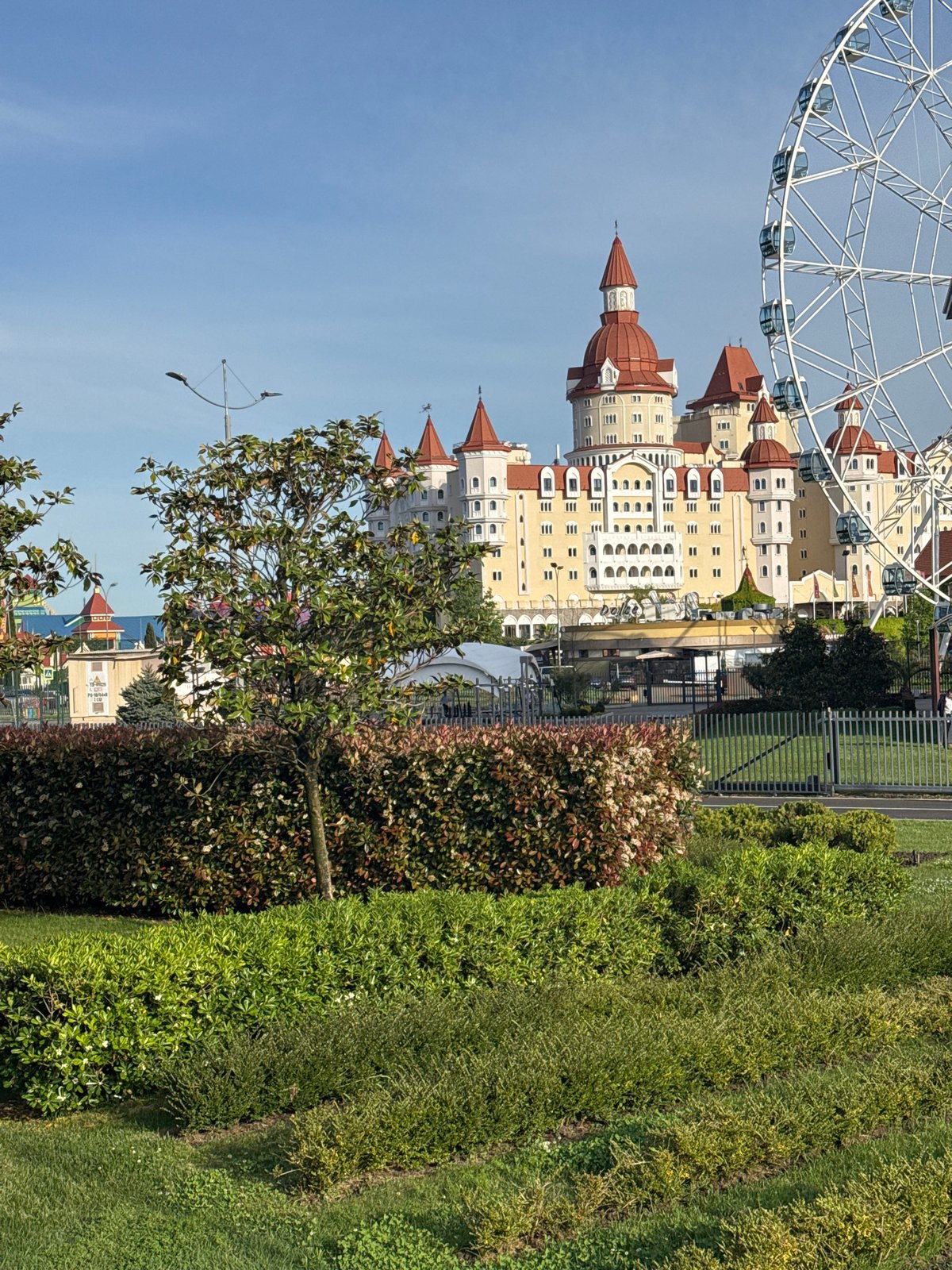 Tourist documents Sirius resort city landmarks and landscapes