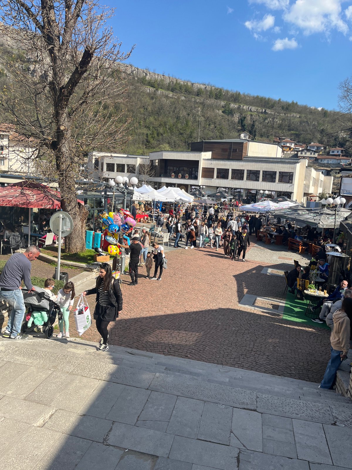 Market day scenes and street life documented in Lovech