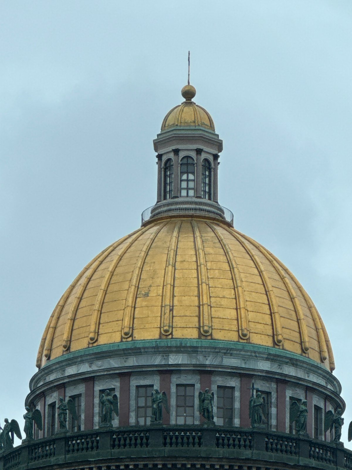 Tourist documents Saint Isaac's Cathedral monuments in Saint Petersburg
