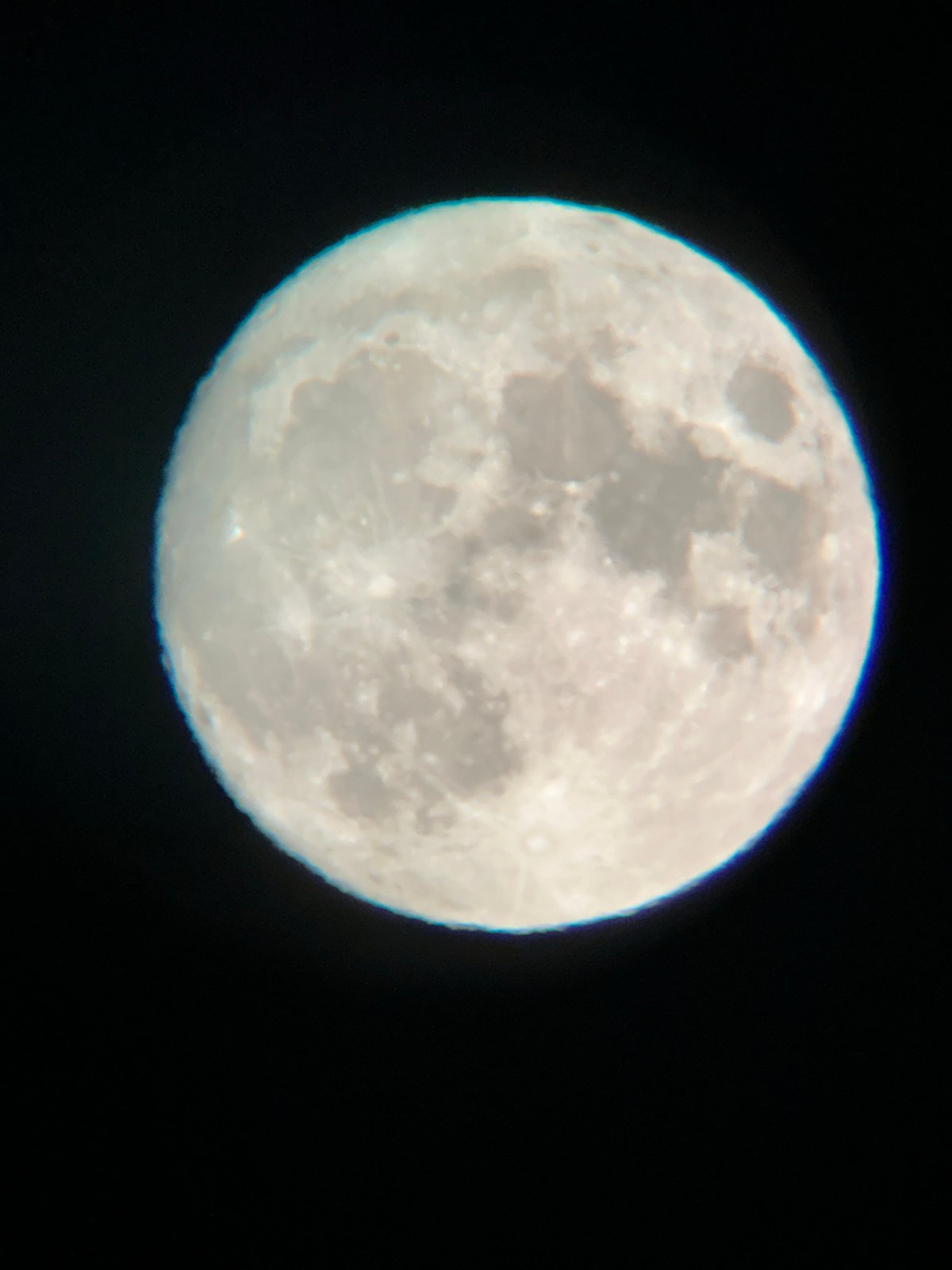 Full moon rising over Târgu Neamț, with geraniums in bloom