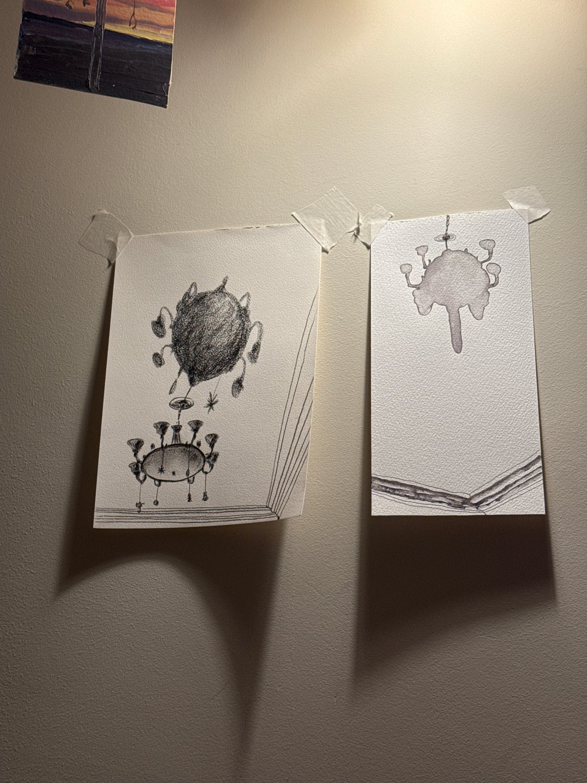 Easter preparations documented in Moscow apartment with eggs, drawings