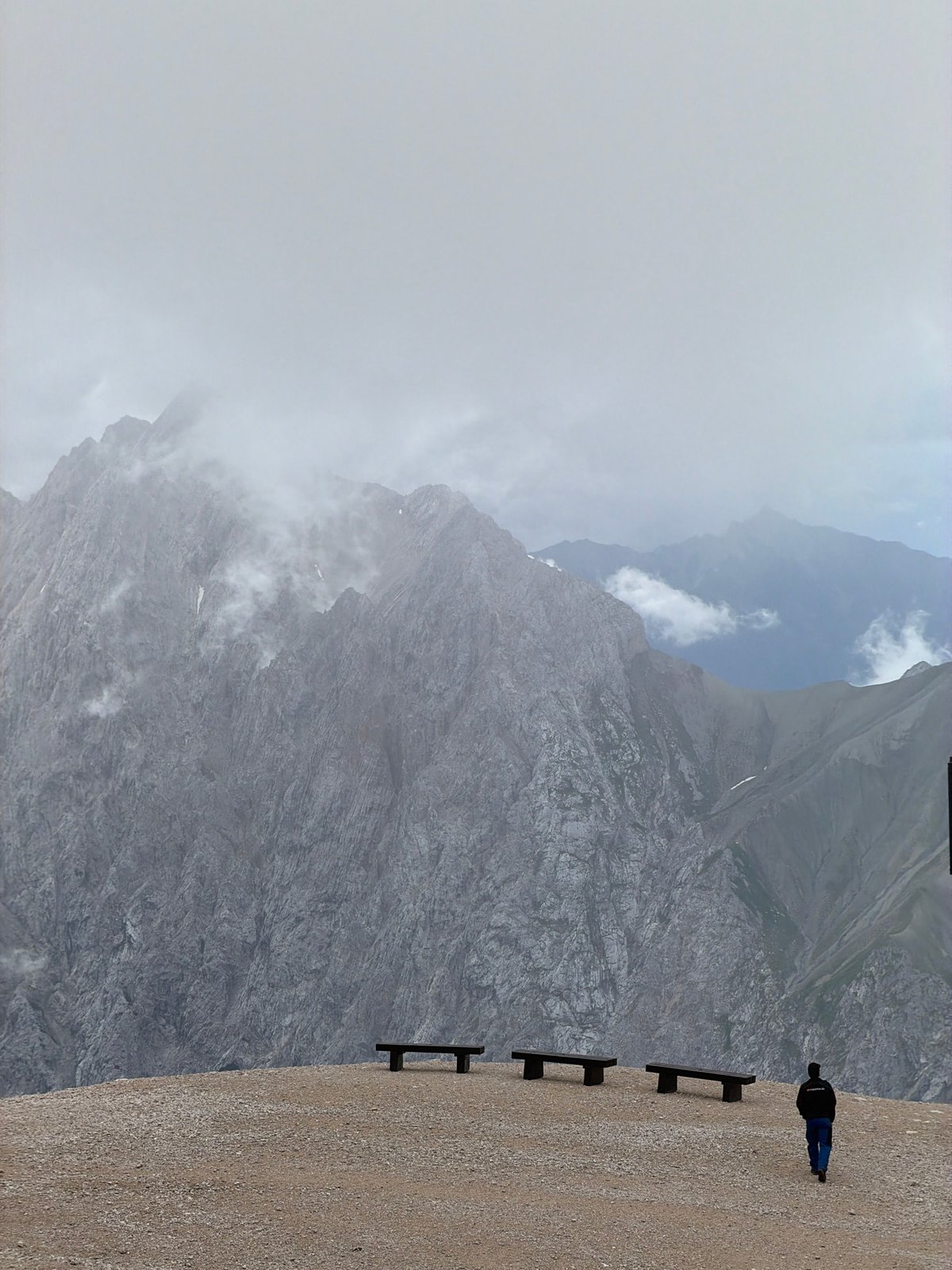 Morning at the Zugspitze, Germany's highest peak