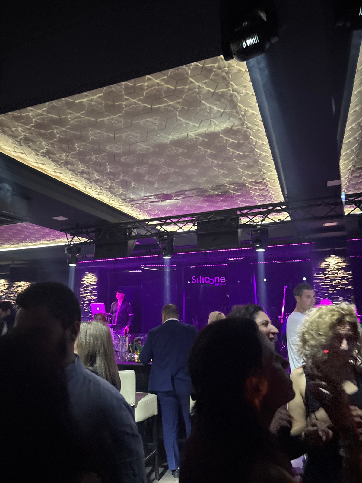 Band performs at Silicone venue in Sofia, Bulgaria