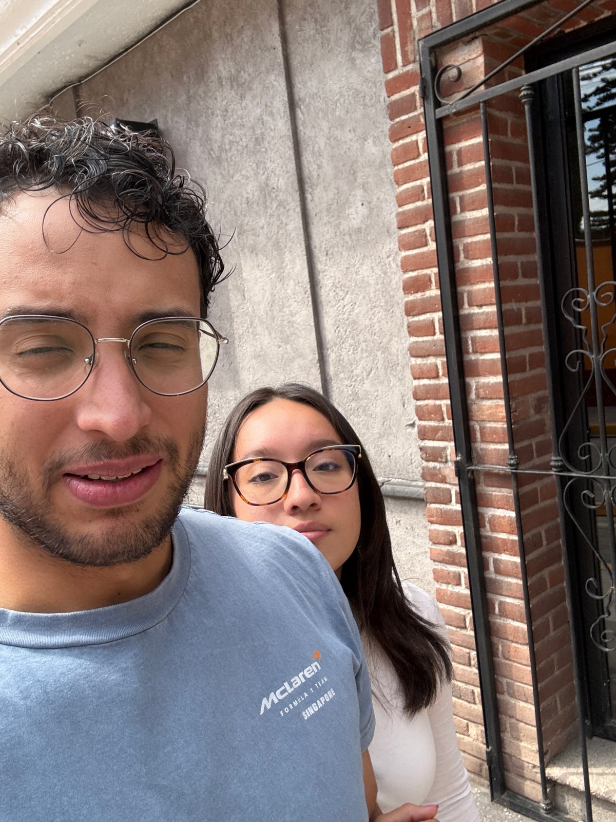 Two friends share dinner and milkshakes in Cholula restaurant