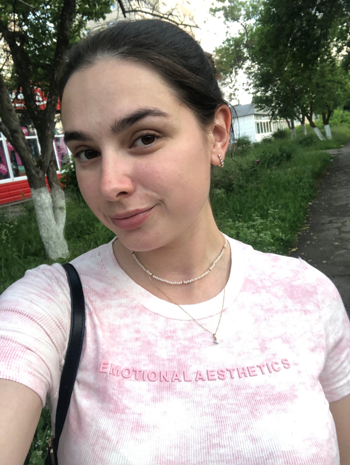 Summer afternoon plaza gathering in Chaikovsky, Russia